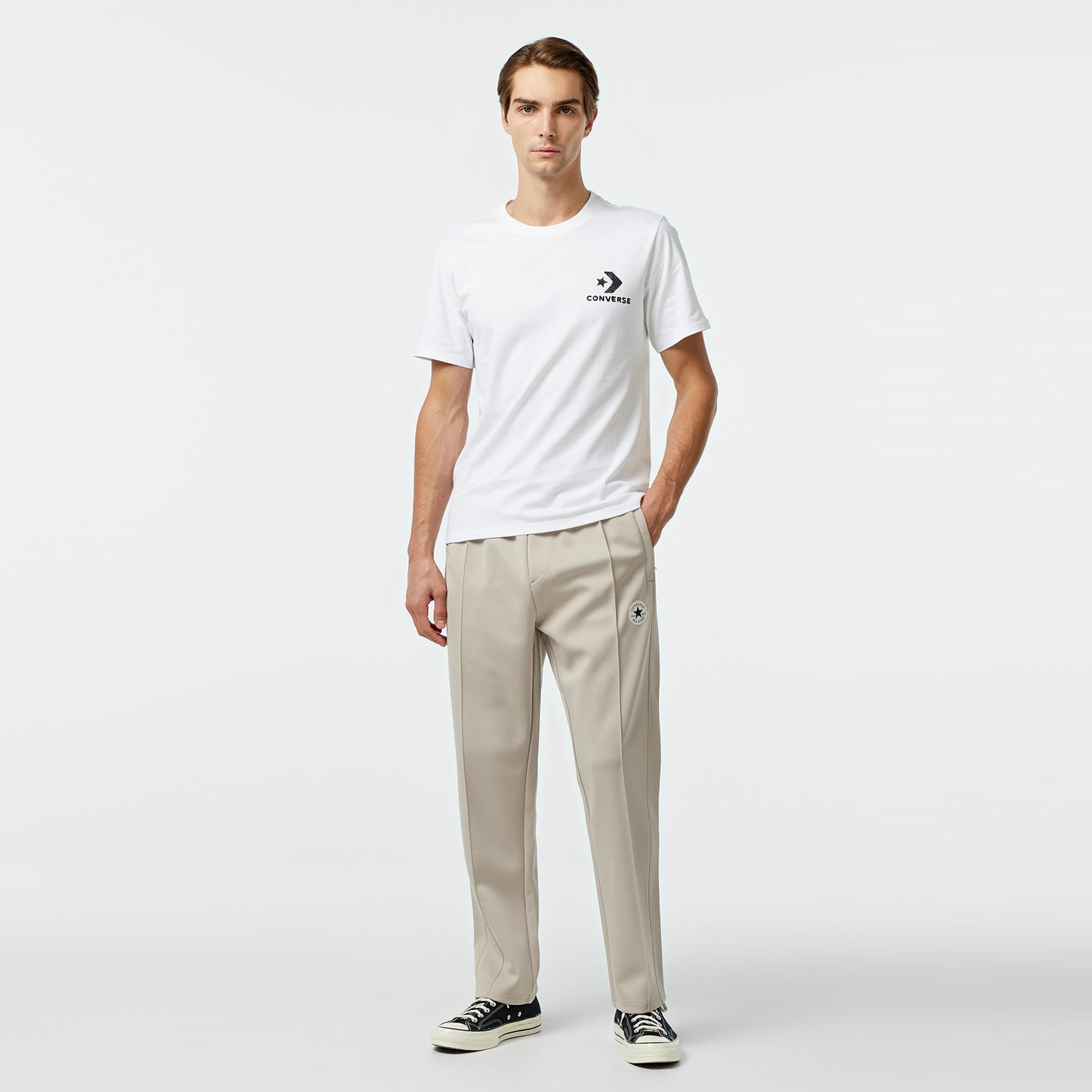 Converse Erkek Baskılı Beyaz T-Shirt