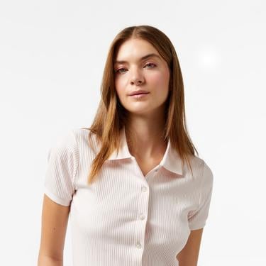  Converse Slim Fit Kadın Pembe Polo