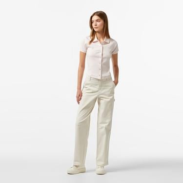  Converse Slim Fit Kadın Pembe Polo