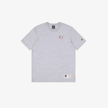  Champion Crewneck Erkek Gri T-Shirt