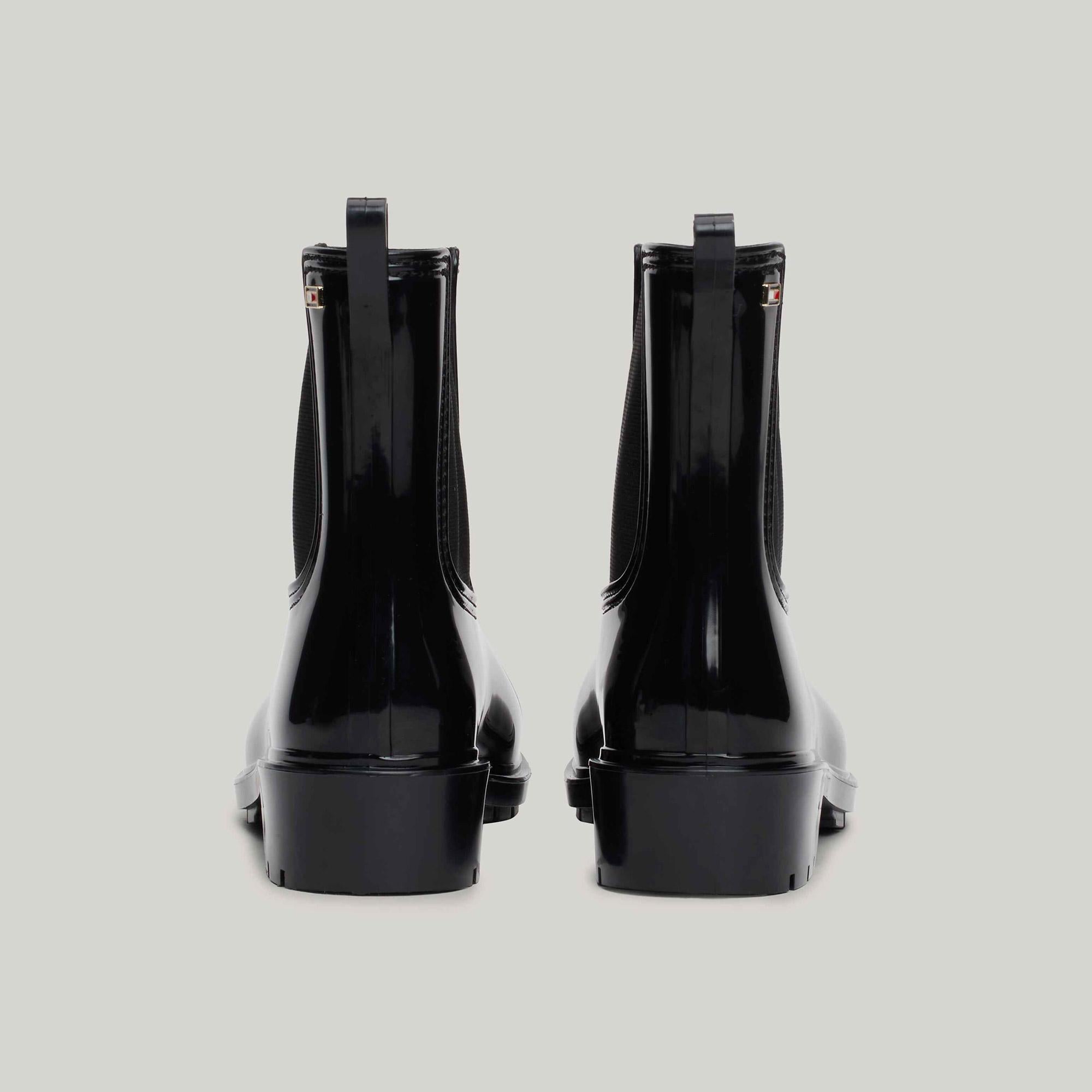 Tommy Hilfiger Kadın Siyah Yağmur Botu