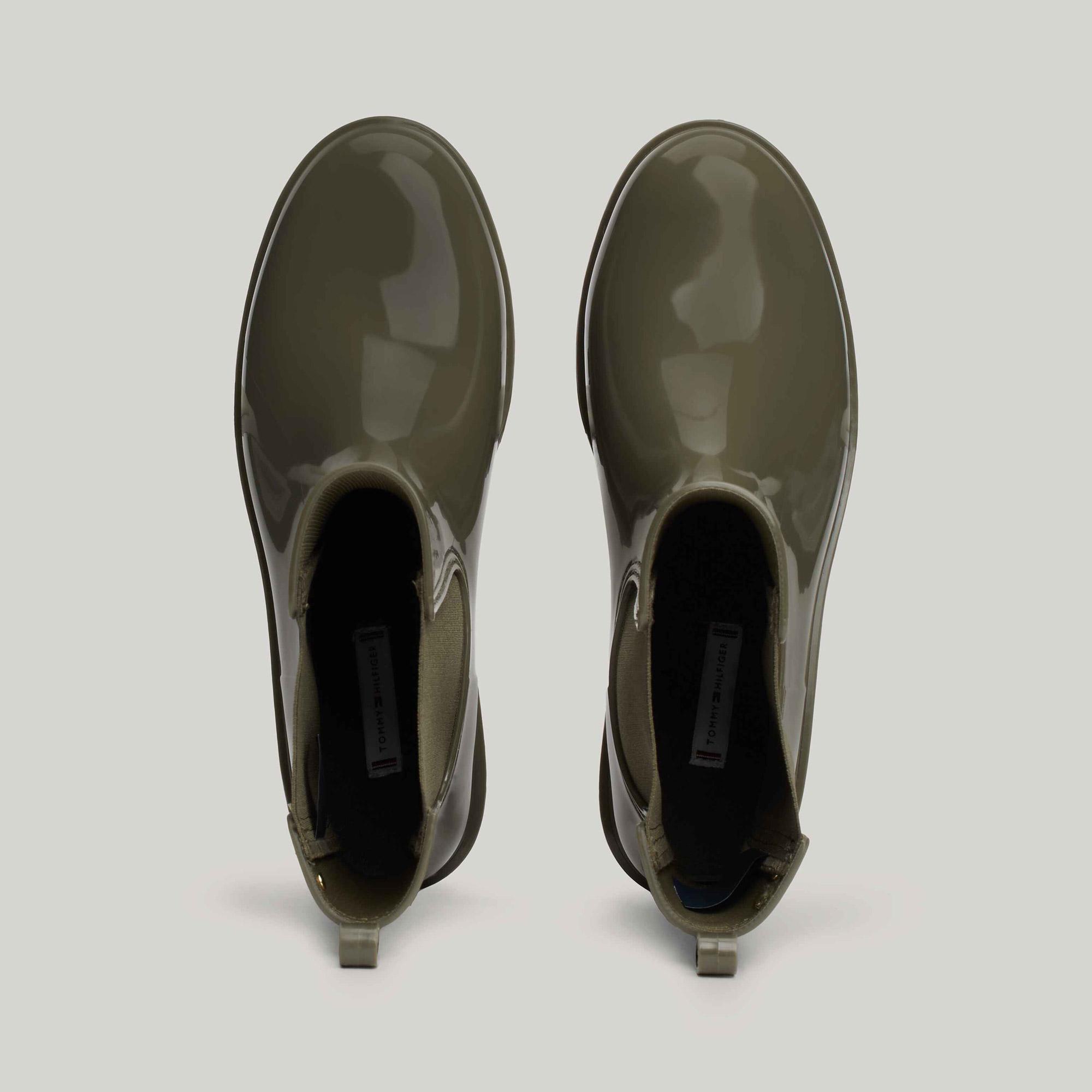 Tommy Hilfiger Kadın Yeşil Yağmur Botu