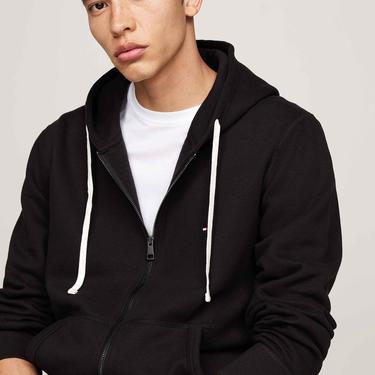  Tommy Hilfiger Erkek Siyah Hoodie