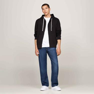  Tommy Hilfiger Erkek Siyah Hoodie