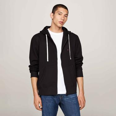  Tommy Hilfiger Erkek Siyah Hoodie