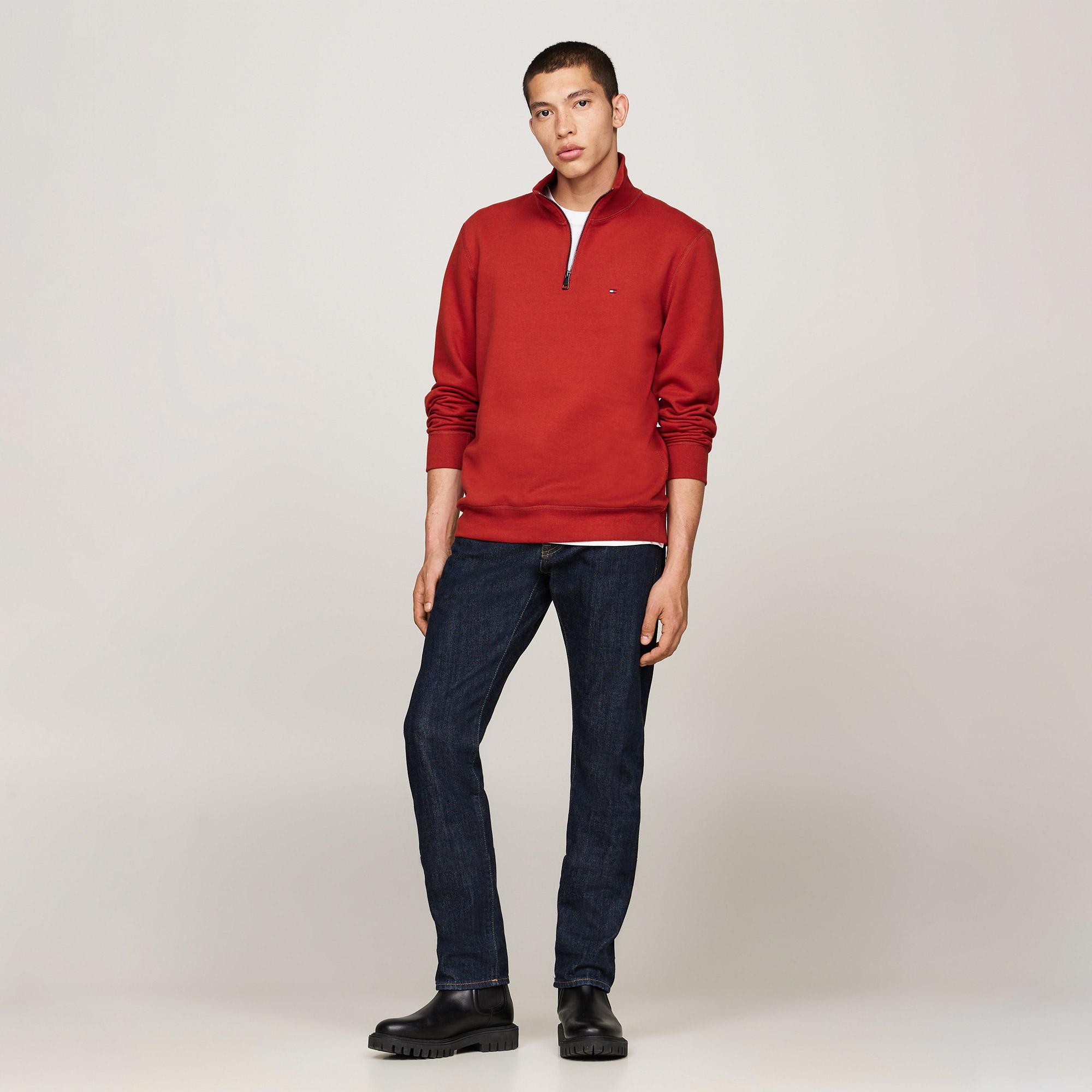 Tommy Hilfiger Erkek Kırmızı Sweatshirt