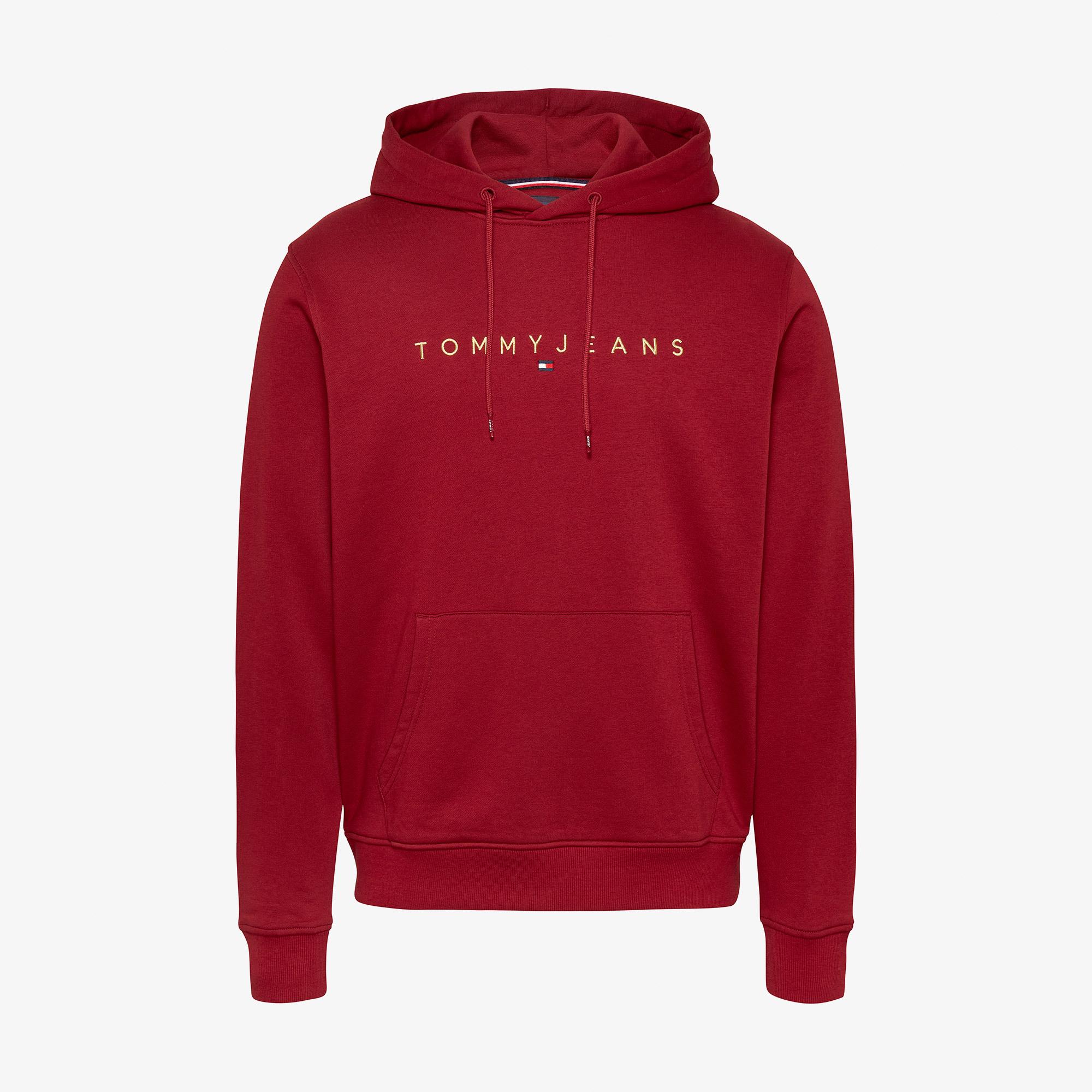 Tommy Jeans Erkek Kırmızı Sweatshirt