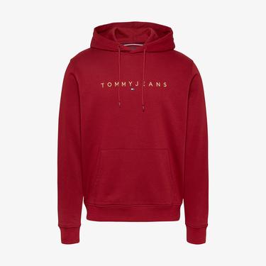  Tommy Jeans Erkek Kırmızı Sweatshirt