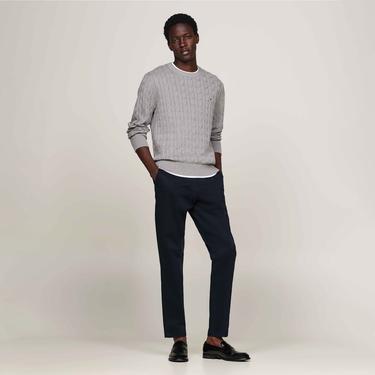  Tommy Hilfiger Erkek Triko Gri Kazak