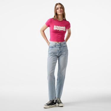  Les Benjamins 019 Kadın Pembe T-Shirt