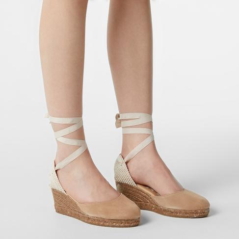  Manebi Topuklu Kadın Sutlu Kahverengı Ayakkabı