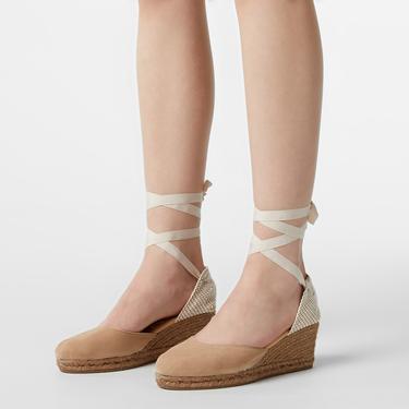  Manebi Topuklu Kadın Sutlu Kahverengı Ayakkabı