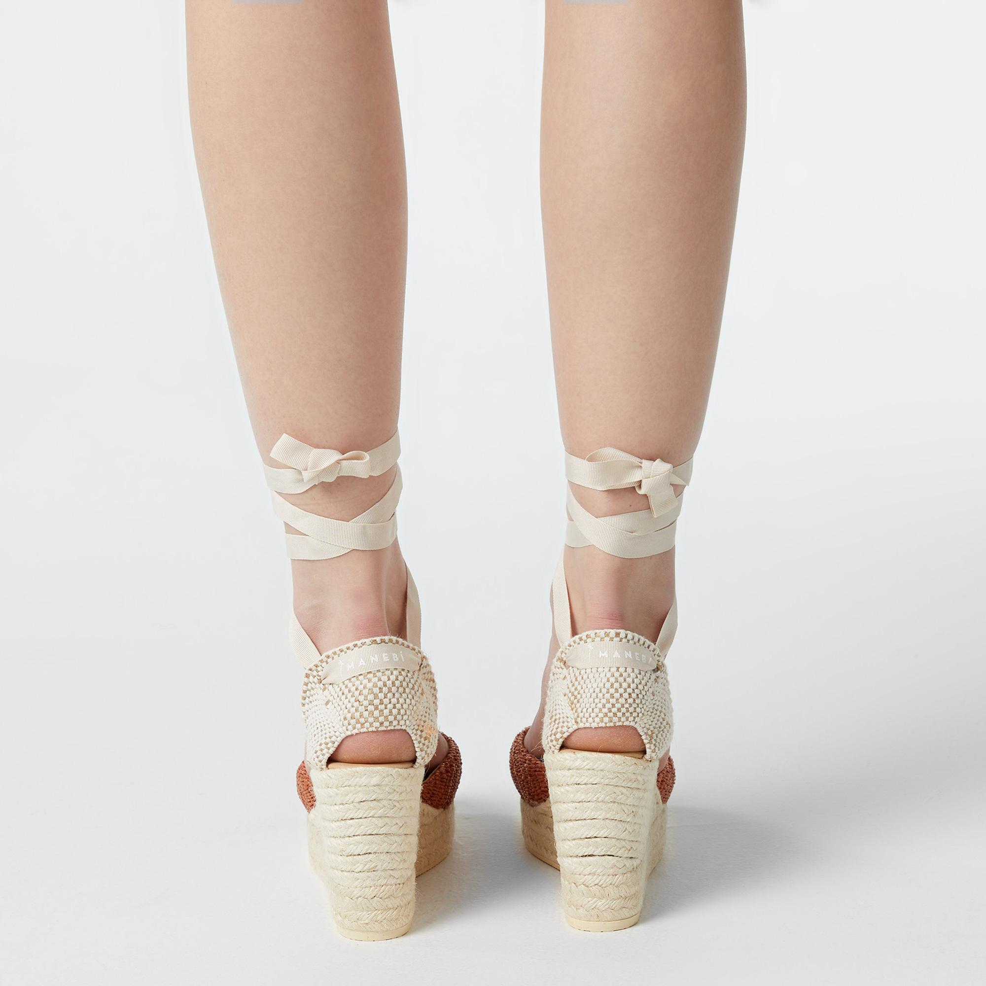 Manebi Topuklu Kadın Turuncu Ayakkabı