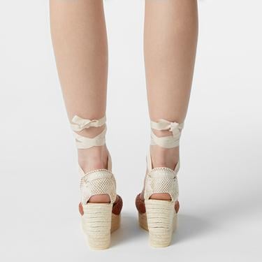  Manebi Topuklu Kadın Turuncu Ayakkabı