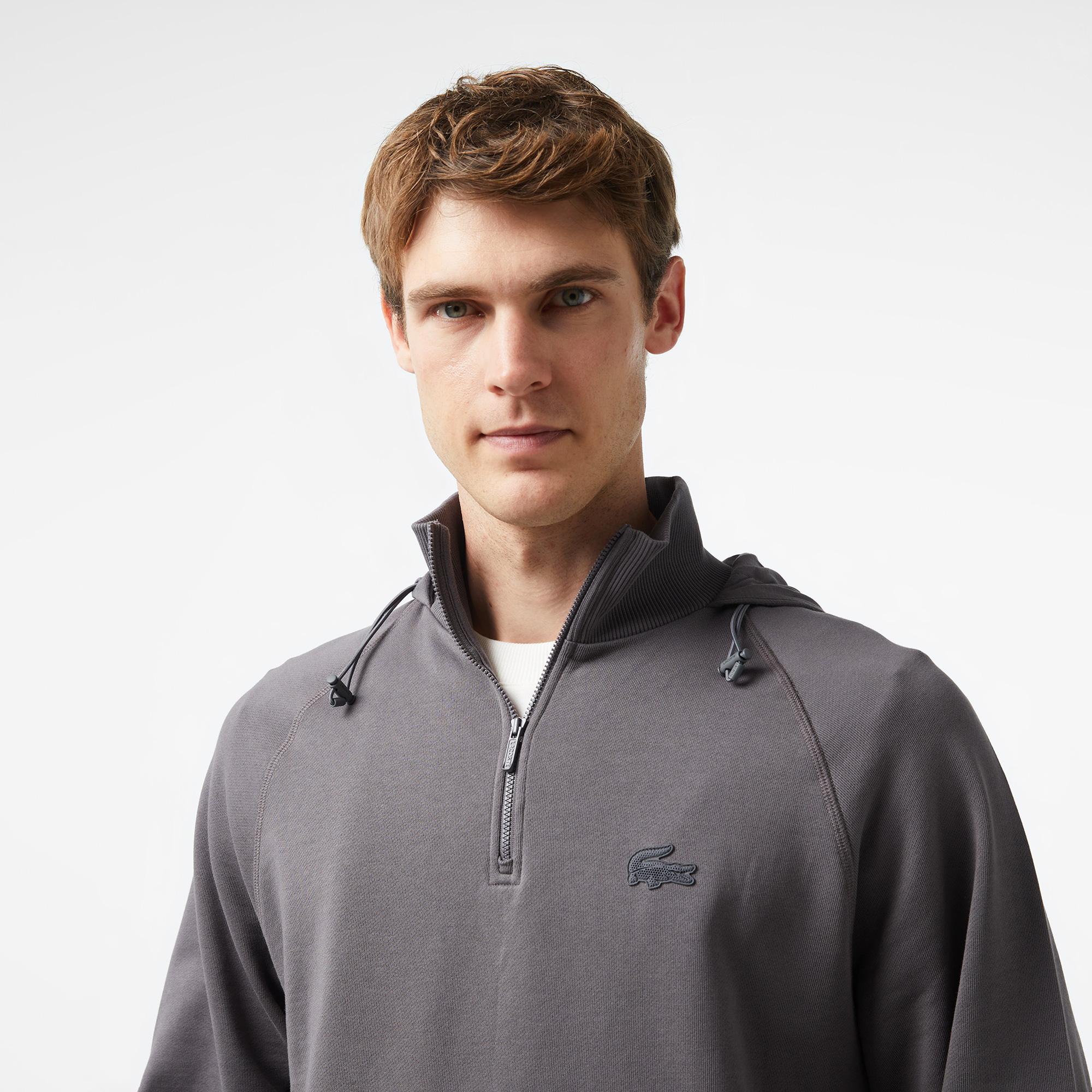 Lacoste x House of SuperStep Erkek Siyah Hoodie