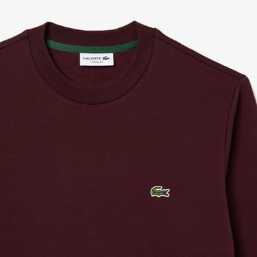  Erkek Classic Fit Bisiklet Yaka Bordo Sweatshirt