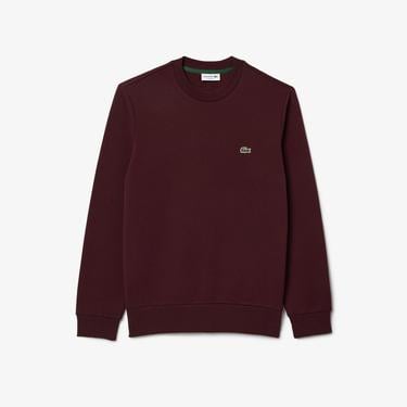  Erkek Classic Fit Bisiklet Yaka Bordo Sweatshirt
