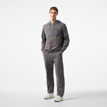  Lacoste x House of SuperStep Erkek Siyah Hoodie