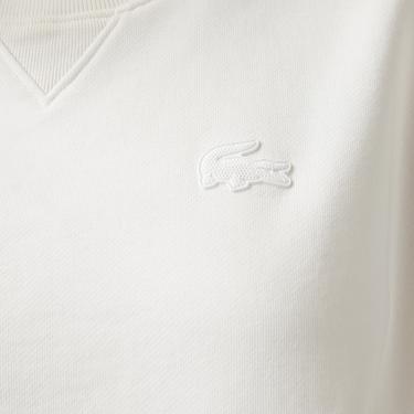  Lacoste x House of SuperStep Kadın Krem T-Shirt