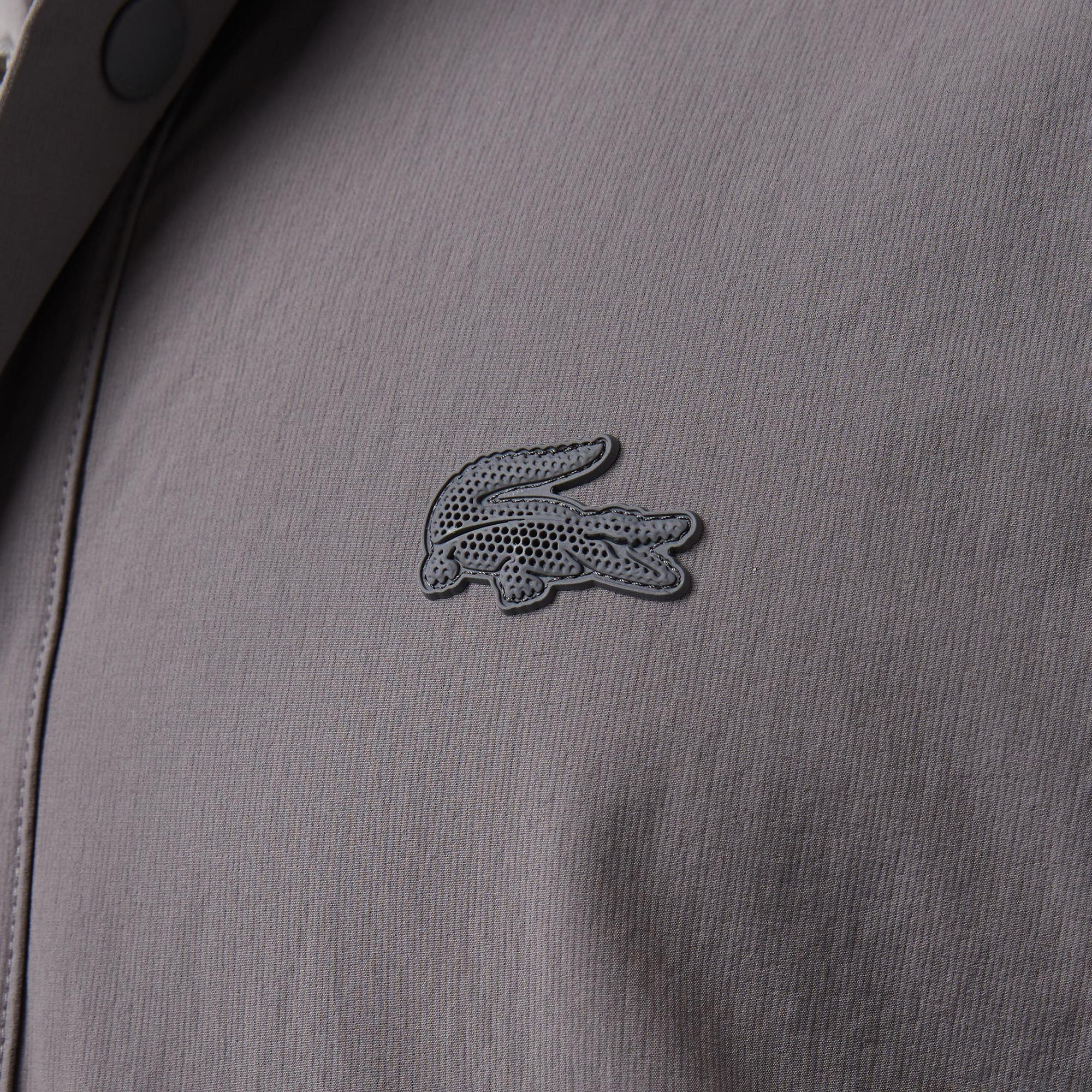 Lacoste x House of SuperStep Erkek Siyah Gömlek