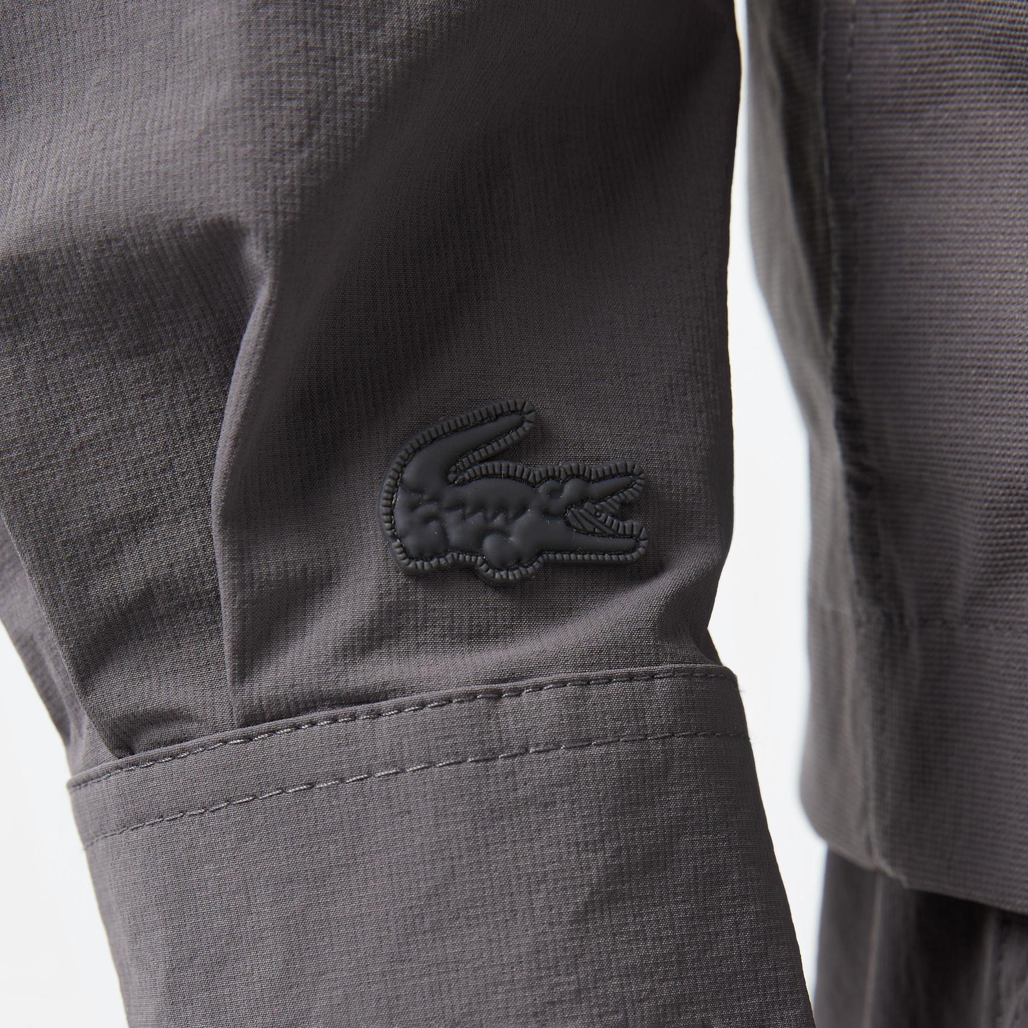 Lacoste x House of SuperStep Erkek Siyah Gömlek