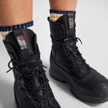  Converse Chuck Taylor All Star Lugged 2.0 CC XHi Unisex Siyah Deri Platform Bot