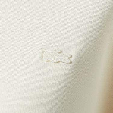  Lacoste Classic Kadın Krem Sweatshirt