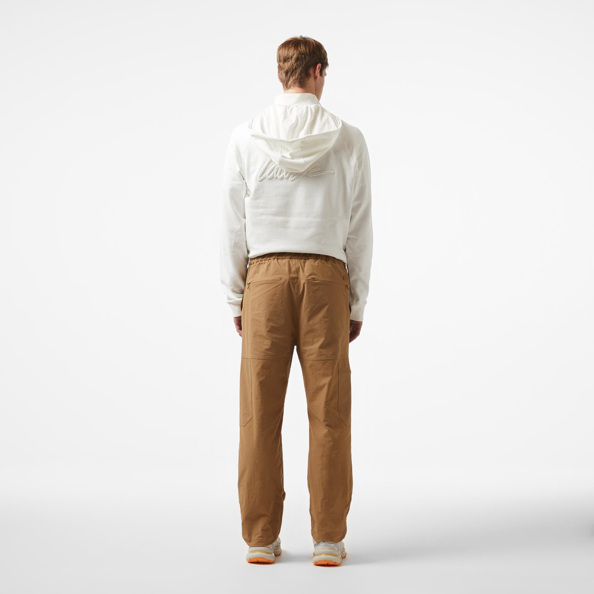 Lacoste x House of SuperStep Erkek Kahverengi Pantolon