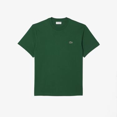  Lacoste Classic Erkek Classic Fit Bisiklet Yaka Koyu Yeşil T-Shirt
