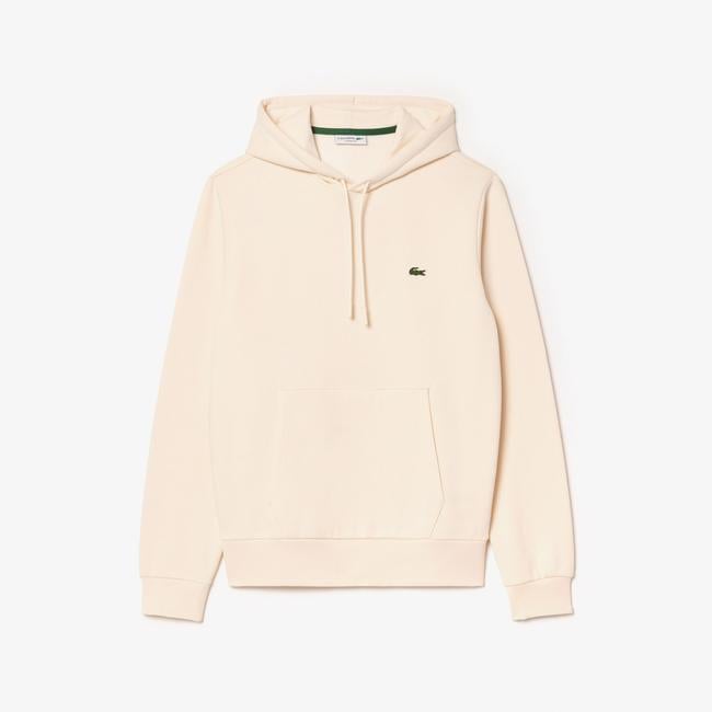  Erkek Classic Fit Kapüşonlu Bej Sweatshirt