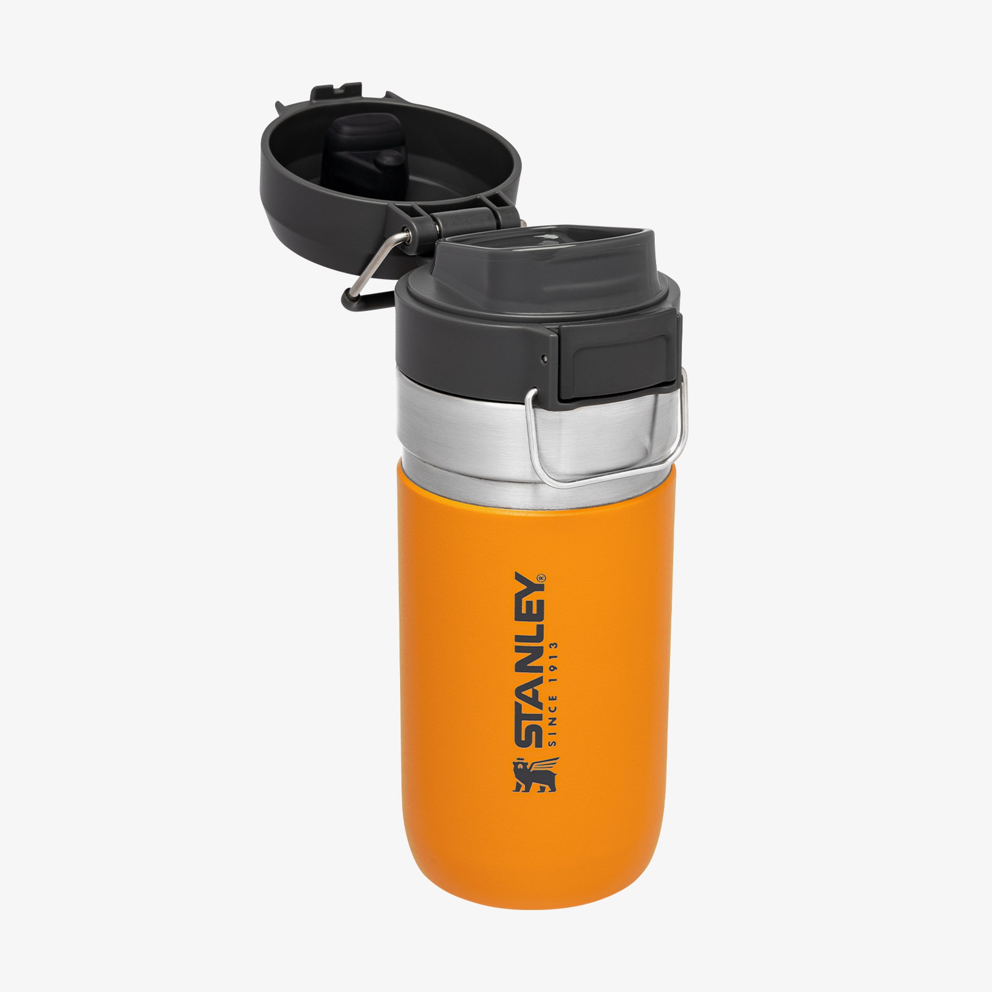 Stanley The Quick Flip 0.47L Paslanmaz Çelik Sarı Termos Bardak