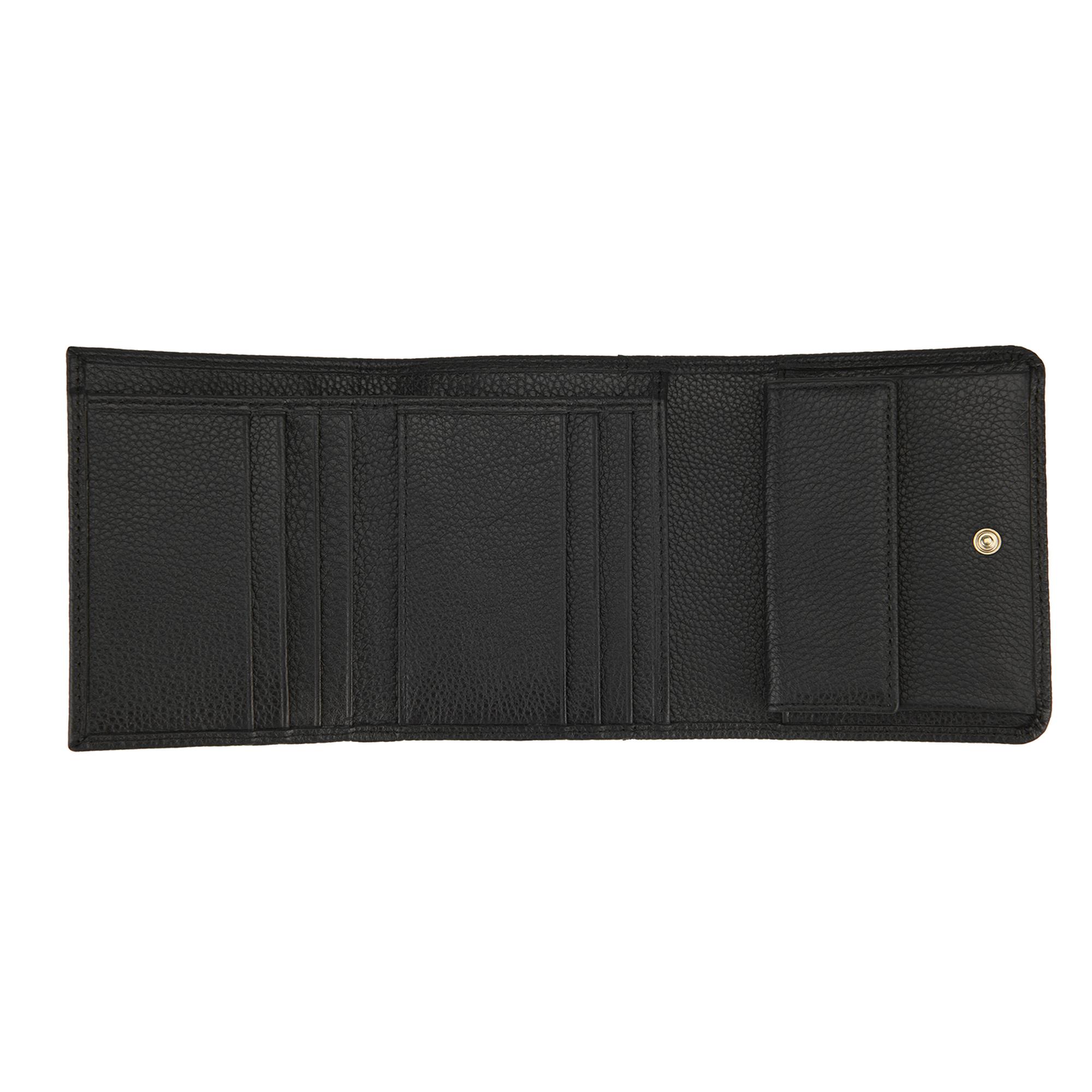 Hadlen Siyah Kadın Deri Cüzdan