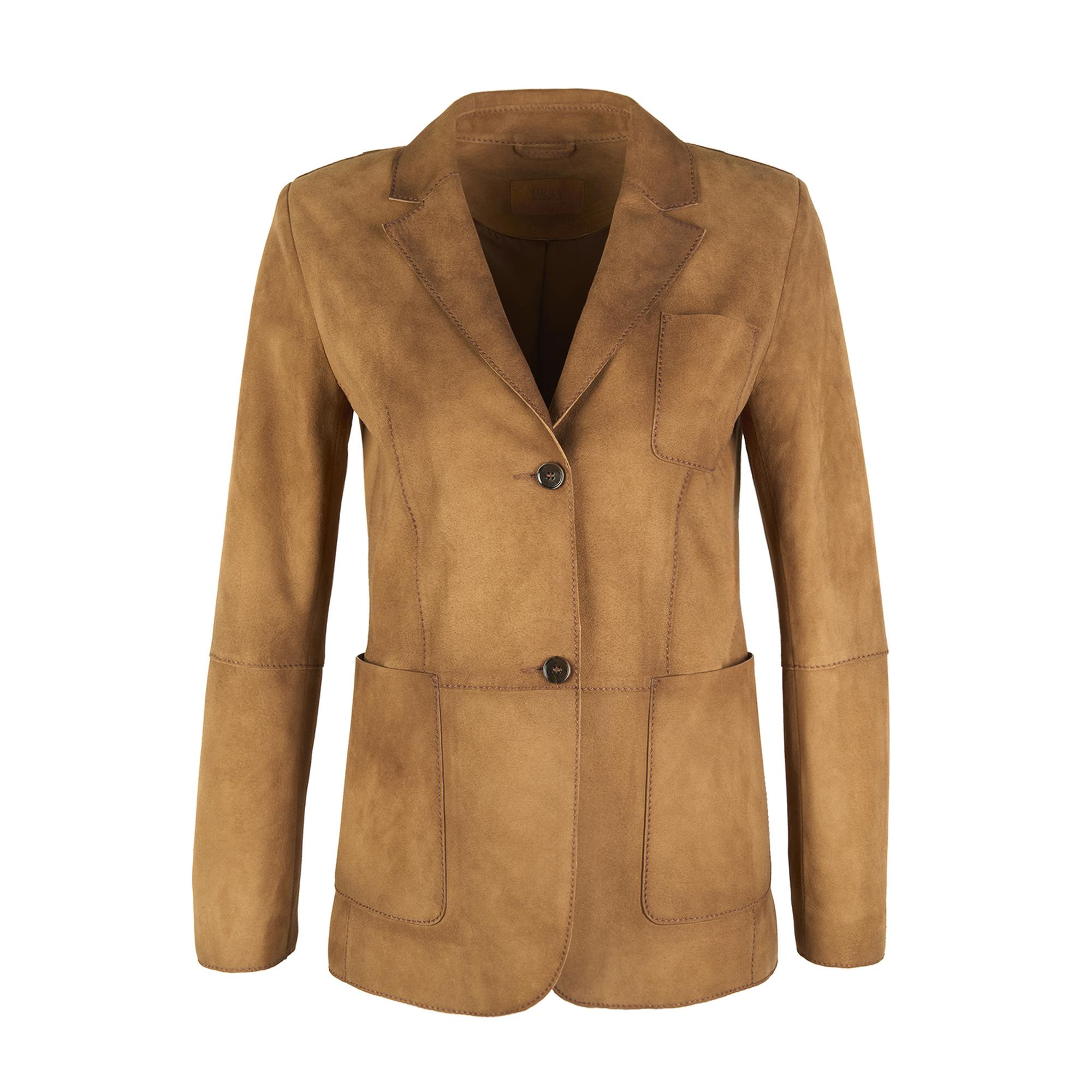 Sitara Taba Kadın Süet Blazer Ceket