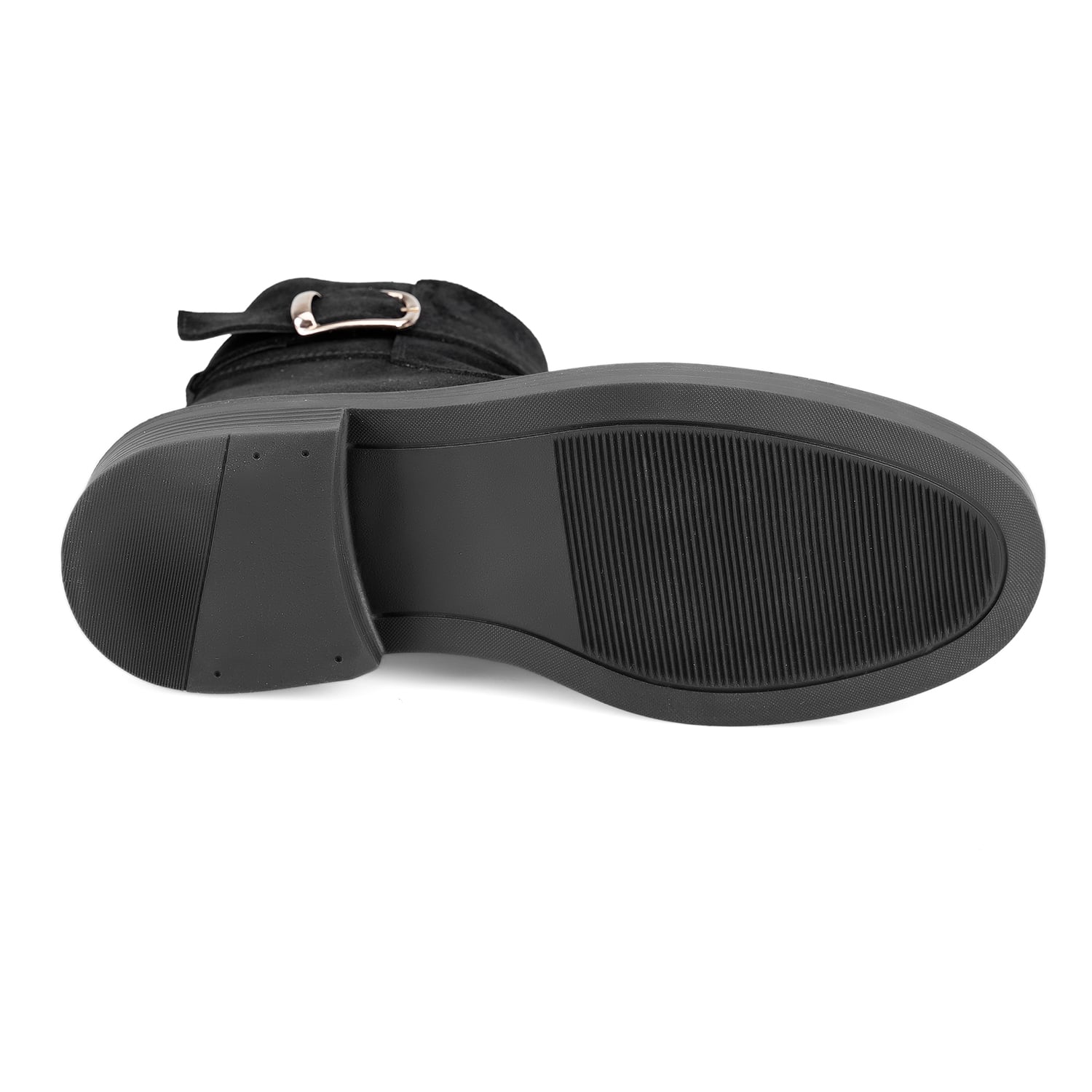 Desa Desa Kadın Siyah Kemer Aksesuarlı Süet Bot | FashFed Siyah - 5. görsel