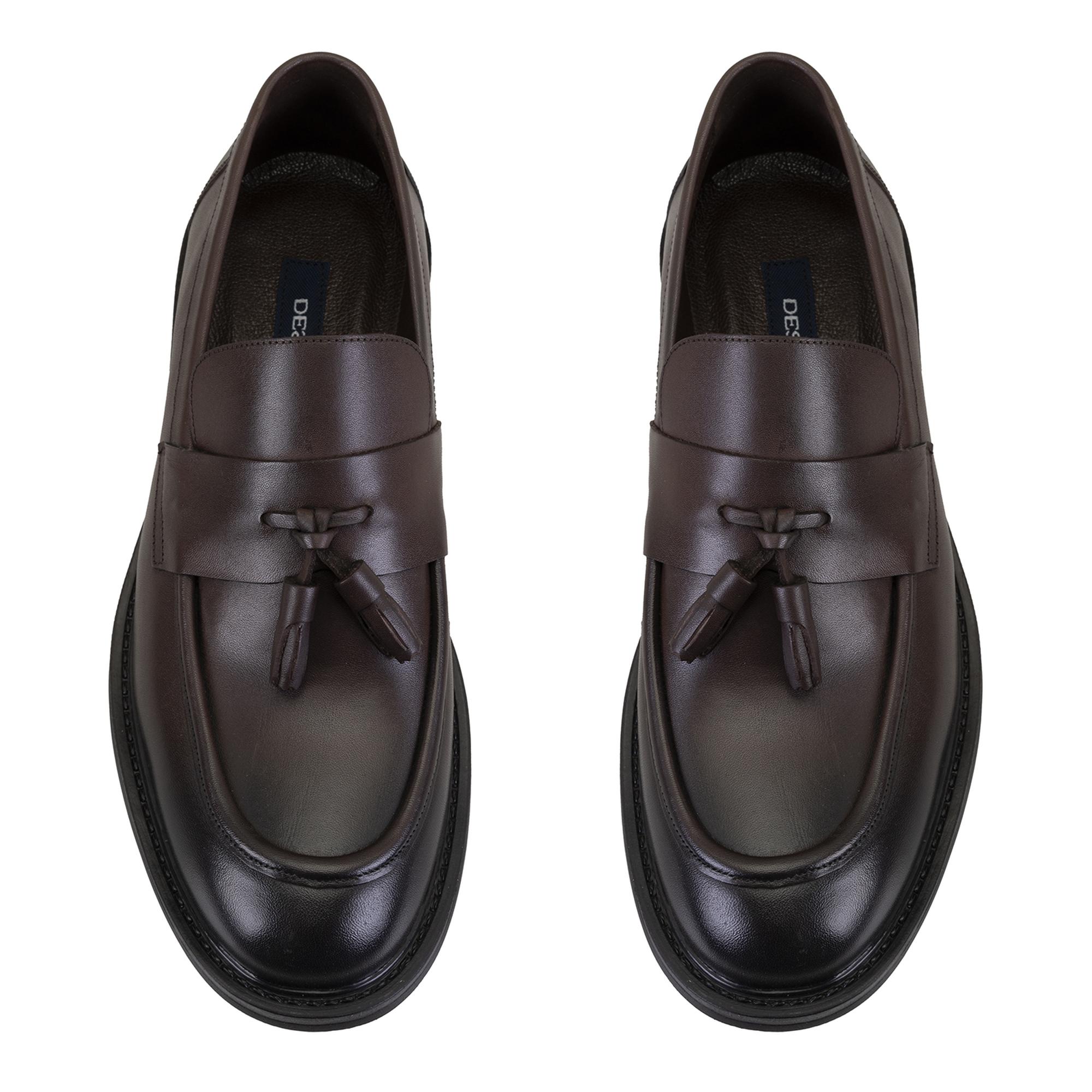 Alinna Kahve Erkek Deri Loafer