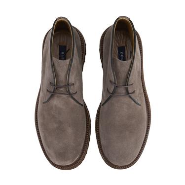  Callien Gri Erkek Bağcıklı Deri Bot