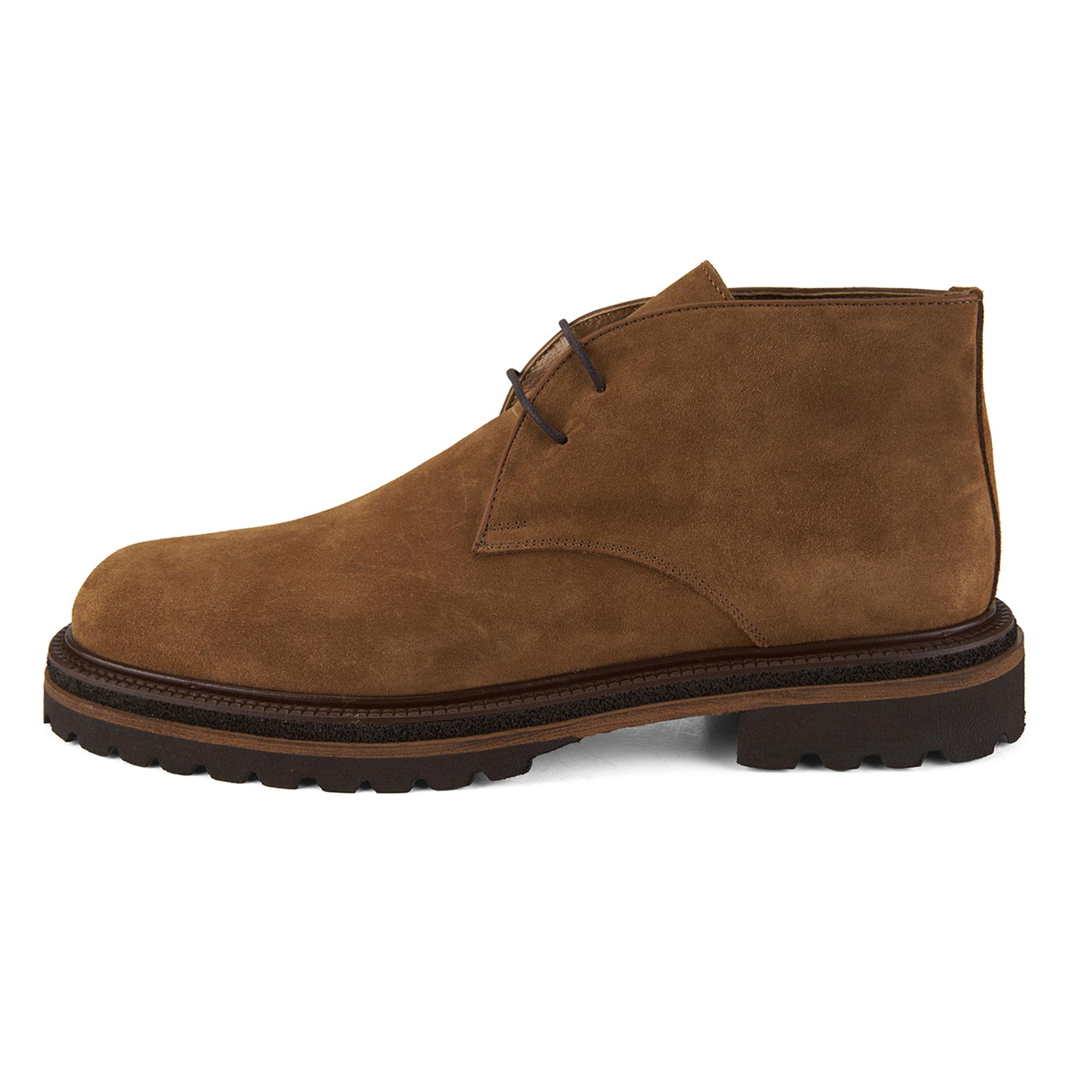 Callien Taba Erkek Bağcıklı Deri Bot