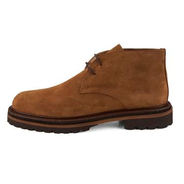  Callien Taba Erkek Bağcıklı Deri Bot