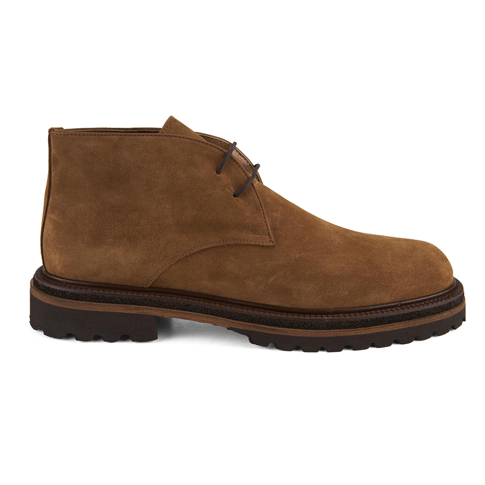 Callien Taba Erkek Bağcıklı Deri Bot