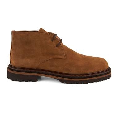  Callien Taba Erkek Bağcıklı Deri Bot