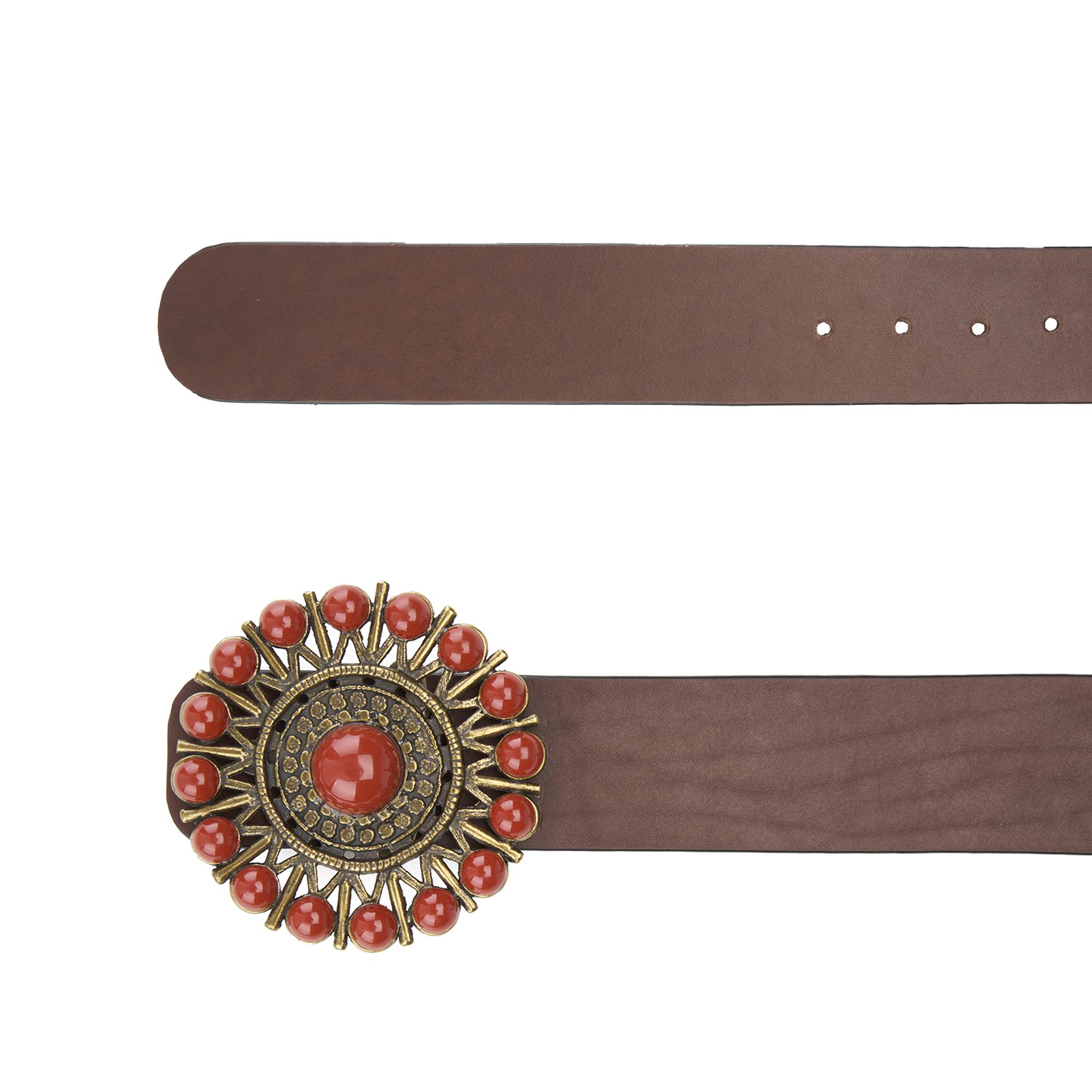 Ember Kahve Kadın Deri Kemer