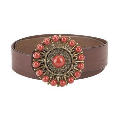  Ember Kahve Kadın Deri Kemer