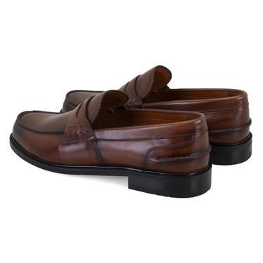 Aista Taba Erkek Günlük Deri Loafer Ayakkabı