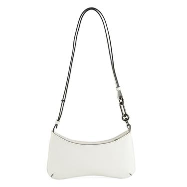  Annie Beyaz Kadın Deri Omuz Çantası