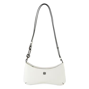  Annie Beyaz Kadın Deri Omuz Çantası