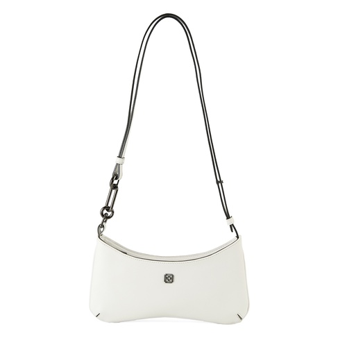  Annie Beyaz Kadın Deri Omuz Çantası