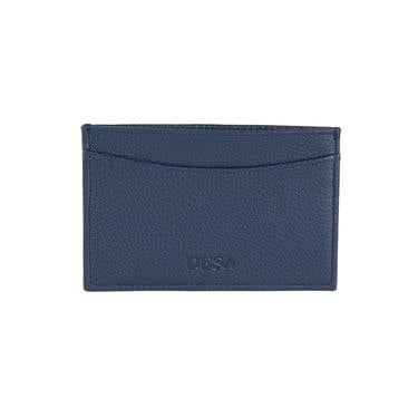  Dukinea Lacivert Kadın Kroko Baskılı Deri Kartlık