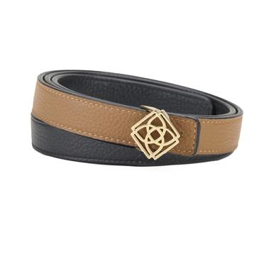  Kieran Taba Kadın Çift Taraflı Deri Kemer