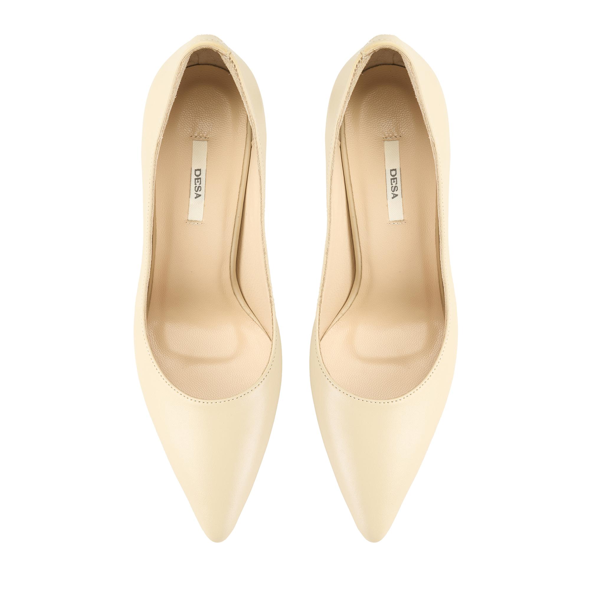 Kadın Ten Klasik Deri Stiletto