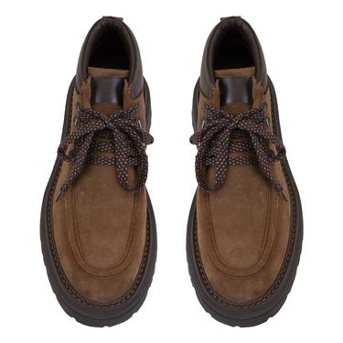  Ethen Taba Erkek Bağcıklı Deri Bot